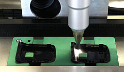 Plasmabehandlung Türgriff