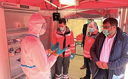 Desinfection with plasma technology