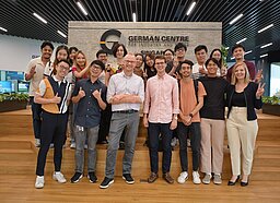 Students visiting Plasmatreat Asia Pacific